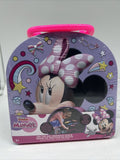 Disney Minnie Mouse On The Go Sidewalk Chalk & Stencil Kit Tin Case No Handle