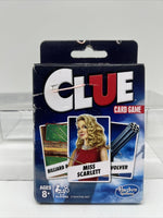 HASBRO Clue Card Game NEW Stocking Stuffer Family Players Fun COMBINE SHIP