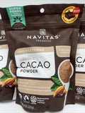 (3) Navitas Organics Organic Cacao Powder 8 oz (227g)