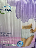 (2) TENA Disposable Underwear Female Small / Medium Heavy 18 Ct