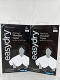 (8) Vytal Easydry Premium Shoulder Capes Hair 22x30" ￼3 Ct White Absorbent 24ttl