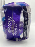 Always Discreet 7 Ultimate Extra Protection Rapid Dry Core  26 Count