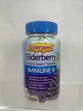 Emergen-C Elderberry Immune Plus  High Potency Vitamin C D 45 gummies 6/24