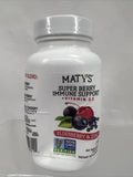 Maty's All Natural Super Berry Immune Support + Vitamin D3 60 Capsules  07/24