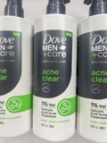 (3) Dove Men+Care Advanced Care Blemish Clear Cleanser ￼￼Salicylic 16.9oz 3/25