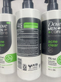 (3) Dove Men+Care Advanced Care Blemish Clear Cleanser ￼￼Salicylic 16.9oz 3/25