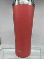 Zak Designs Stainless Steel Vacuum Insulated 30 oz Hot Cold Coffee Tumbler Pink