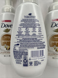 (3) Dove Foaming Body Wash Pampering Shea Butter 13.5oz