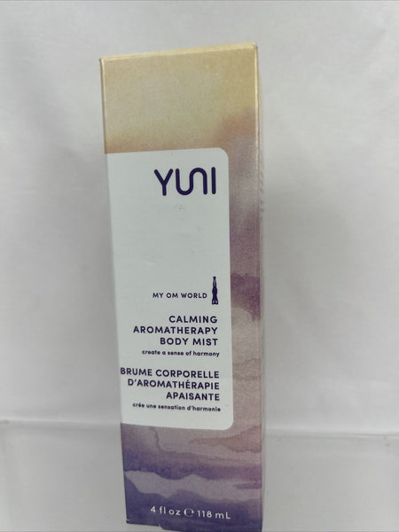 YUNI My OM World Calming Aromatherapy Body Mist Room Spray Pillows 4oz