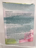 Yuni Shower Sheets Large Body Wipes, Scent: Rose & Cucumber, 12 Wipes