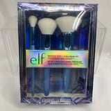 e.l.f. PRECIOUS GEMS 3of4pc Brush Set Face Makeup Holiday Collection Powder Brow