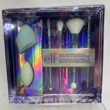 e.l.f. Cosmetic Snow Globe Blend & Brush Gift Set Holiday Duo Brow Powder Face 6
