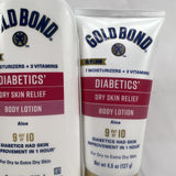 (3) Gold Bond Ultimate Dry Face Body Hydrating Relief Lotion 13oz Pump & 4.5 Oz