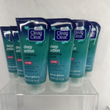(6) Clean & Clear Oil-Free Deep Action Exfoliating Facial Scrub Oil Free 5 oz.