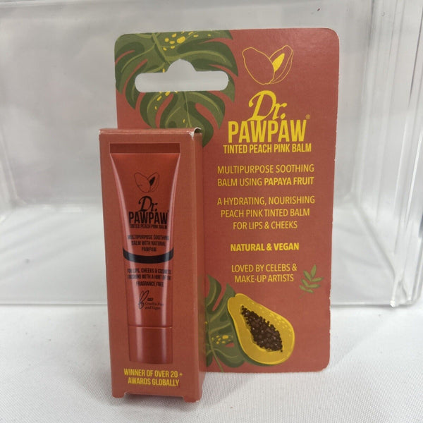 Dr. PawPaw Tinted Peach Pink Lip & Cheek Balm Multipurpose Soothing Balm