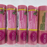 (9) EOS~Organic Strawberry Sorbet 100% Natural Lip Balm Tubes