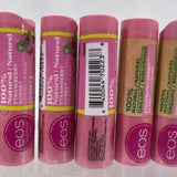 (9) EOS~Organic Strawberry Sorbet 100% Natural Lip Balm Tubes