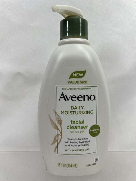 AveenO Moisturizing Facial Cleanser Soothing Oat Wash Pump 12oz￼￼ COMBINESHIP