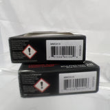 (2) KISS Marilyn Monroe NAILS GLUE ON Medium Black|Red French 90101 White|Gold