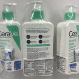 (3) CeraVe Foaming Facial Cleanser Normal-Oily Oil Control 8oz Bonus A.M. Lotion