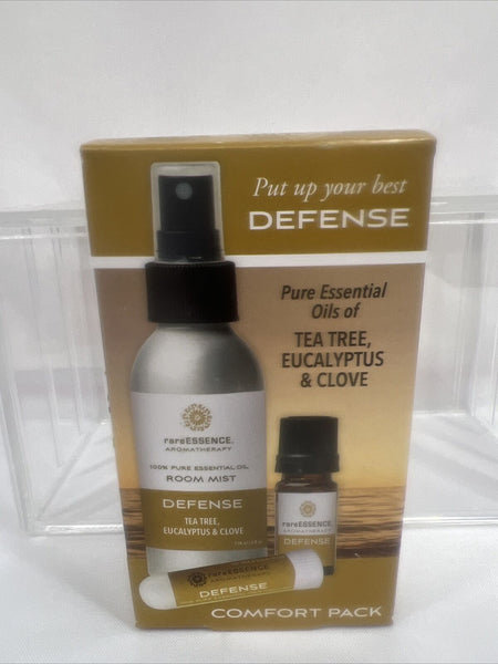 RareESSENCE Aromatherapy Defense Comfort Pack - Tea Tree, Eucalyptus & Clove 4oz