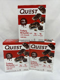 (3) Quest FUDGEY BROWNIE Almonds Protein Candy Snack Bites Low Carb 8/box