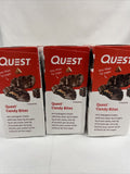 (3) Quest FUDGEY BROWNIE Almonds Protein Candy Snack Bites Low Carb 8/box