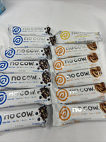 (13) No Cow Bar Chunky Peanut Butter Bar Blueberry Cobbler Keto Low Carb 2.1 oz