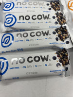 (13) No Cow Bar Chunky Peanut Butter Bar Blueberry Cobbler Keto Low Carb 2.1 oz