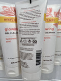 (6) Burt's Bees Truly Glowing Gel Cleanser Hyaluronic Acid Moisturize 6 oz