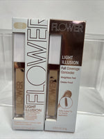 (2) Light L3-4 Flower Light Illusion Full Coverage Concealer Crease Prof Contour
