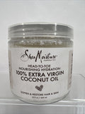 Shea Moisture Head-Toe Nourishing 100% Extra Virgin Coconut Oil, Hair Body 15oz