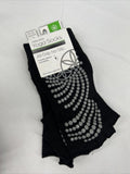 Gaiam Toeless Yoga Socks All Grip No Slip One Size  2 Pack Black COMBINE SHIP!!