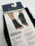 Gaiam Toeless Yoga Socks All Grip No Slip One Size  2 Pack Black COMBINE SHIP!!