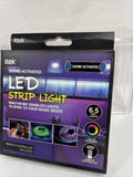 ITek LED Strip Light 6.5 Feet Remote Control Color Change Sound Activated Multi