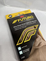 IMPERFECT Medium 3M Futuro Ultra Sheer Knee Highs Women Sock Compression Moderat