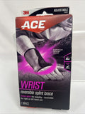 Ace Reversible Wrist Splint Brace Adjustable Size Support Level Moderate