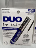 (2) DUO Line It Lash It Adhesive Eyeliner Waterproof Fine Tip METALLIC PURPLE