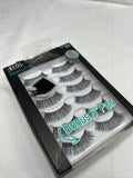 105 Ardell Natural Lashes False Faux Eyelashes 6 Pair Total BLACK