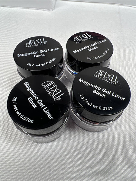 (4) Ardell Magnetic Gel Liner Pot ONLY Travel New 2g .07oz
