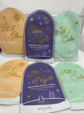 (6) Christmas Winter Face Mask Gift Set ￼ All Is Calm Silent Night Let It Glow