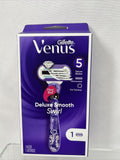 Gillette Venus Deluxe Smooth Swirl Five Blade Razor 1 Cartridge COMBINE SHIP!!