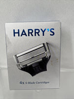 Harry's Men's 5-Blade Razor Blade Refills, 4 Count