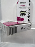 (2) Andmetics Brow Wax Strips-Perfect results natural look Cooling Calming Wipes