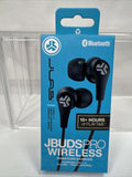 Jbud Pro JLab Audio Bluetooth Rugged Wireless Earbuds Universal Mic Volume Black