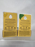 (2) Burt's Bees Lemon Sorbet Sweet mint Lip Treatment with Sea Minerals 0.25 oz