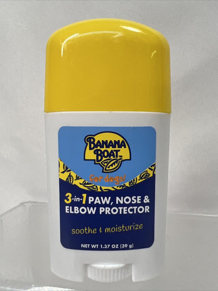 Banana Boat 3 in 1 Paw Nose & Elbow Protector Dogs puppy Soothe Moisturize