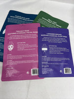4pc Moonlit Garden Evening Skincare Holiday Gift Set Sleep Face Hand Foot Mask