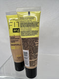(3) Maybelline 120 Light Fit Me Tinted Moisturizer Natural Look Color Foundation