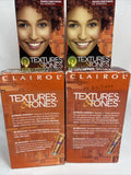 (4) 6r Clairol Textures & tones Ruby Rage  Permanent Hair Color